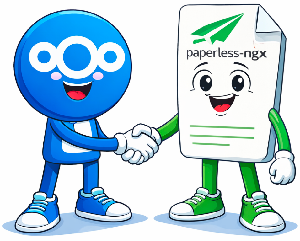 Paperless kombiniert mit Nextcloud
